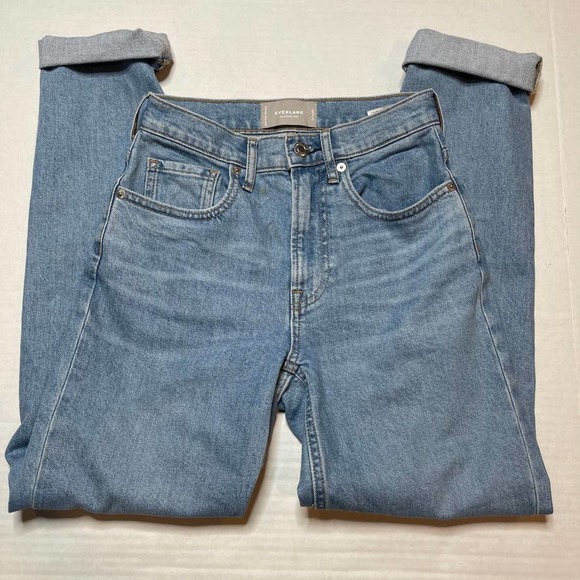 Everlane Cuffed Skinny Denim Jeans size 24 - Picture 2 of 5